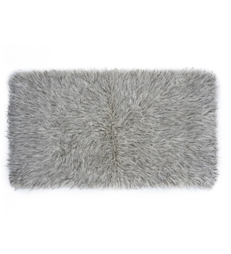 Φλοκάτη Μάλλινη Grey White Natural Φλοκάτη Μάλλινη Grey White Natural