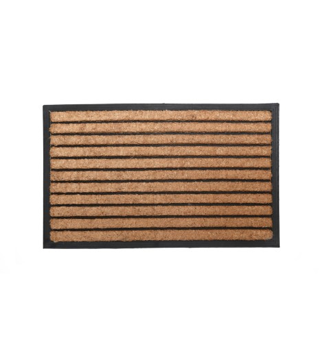 Πατάκι Κοκοφοίνικα Λάστιχο Ριγέ 45x75cm Πατάκι Κοκοφοίνικα Λάστιχο Ριγέ 45x75cm