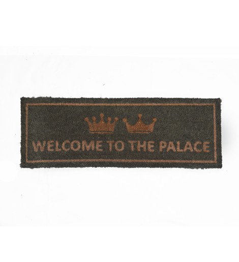 Πατάκι Εισόδου Welcome to the Palace Grey 26x75cm Πατάκι Εισόδου Welcome to the Palace Grey 26x75cm
