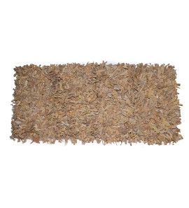 Δερμάτινο Χαλί Camel 70x140cm