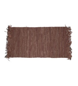 Δερμάτινη Κουρελού Καφέ 60x110cm