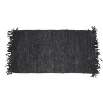 Δερμάτινη Κουρελού Μαύρη 60x110cm
