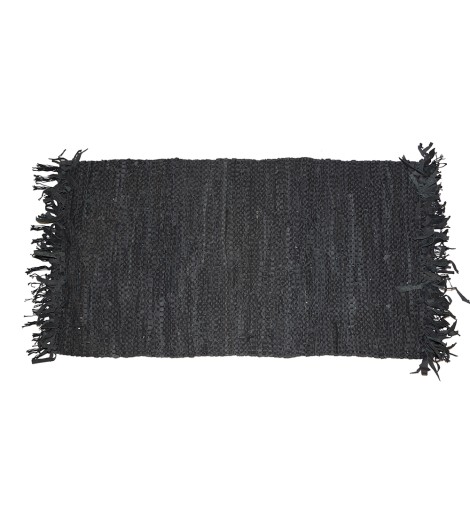 Δερμάτινη Κουρελού Μαύρη 60x110cm Δερμάτινη Κουρελού Μαύρη 60x110cm