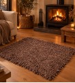 Δερμάτινο Χαλί Καφέ 70x140cm Δερμάτινο Χαλί Καφέ 70x140cm