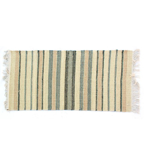 Κιλίμι Μάλλινο Μπεζ Ριγέ Κιλίμι Μάλλινο Μπεζ Ριγέ