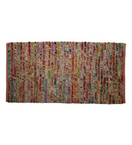 Χαλάκι Βαμβακερό Πολύχρωμο Ριγέ Boho 70x140cm